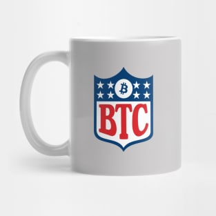 Bitcoin Football Mug